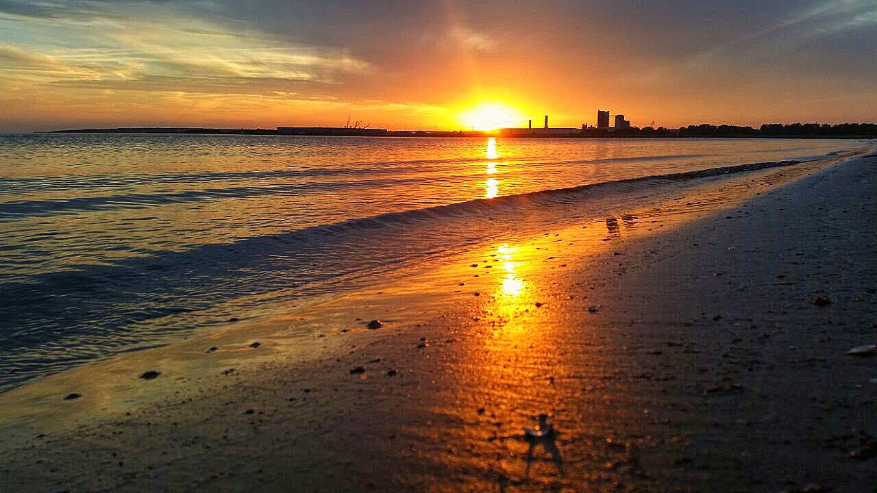 Sunset Over Östra Stranden